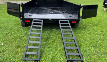 2023 BWISE/BRI-MAR 7×12-9,990 GVW DUMP TRAILER COMBO GATE, RAMPS & D-RINGS (DT712LP-LE-10) full