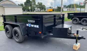 2023 BWISE/BRI-MAR 6×10-9,990 GVW DUMP TRAILER COMBO GATE, RAMPS & D-RINGS (DT610LP-LE-10) full