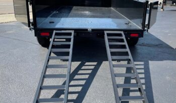 2023 BWISE/BRI-MAR 7×14-14,000 GVW DUMP TRAILER, COMBO GATE, RAMPS & D-RINGS (DT714LP-LE-14) full