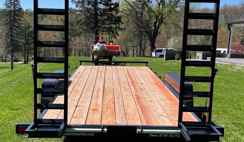 2023 BWISE/BRI-MAR 7×20-9,990 GVW 20 FOOT EQUIPMENT TRAILER (EH20-10ELE) full