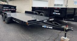 2024 BWISE/BRI-MAR 82″ x 18′ CAR TRAILER-9,990 GVW FULL DECK ELECTRIC BRAKES AND ADJUSTABLE RAMPS (CH18-10FULL)