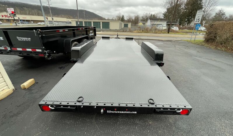 2023 BWISE/BRI-MAR 82″ x 18′ CAR TRAILER-FULL DECK-9,990 GVW ELECTRIC BRAKES AND ADJUSTABLE RAMPS (CH18-10FULL) full