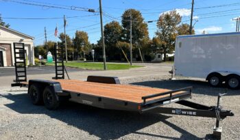 2024 BWISE/BRI-MAR 84″ x 20′ EQUIPMENT TRAILER-9,990 GVW ELECTRIC BRAKES AND ADJUSTABLE RAMPS (EH20-10ELE) full