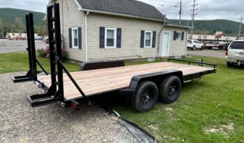 2024 BWISE/BRI-MAR 84″ x 18′ EQUIPMENT TRAILER-9,990 GVW ELECTRIC BRAKES AND ADJUSTABLE RAMPS (EH18-10ELE) full