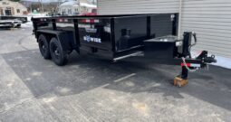 2023 BWISE/BRI-MAR 7×14-14,000 GVW DUMP TRAILER, COMBO GATE, RAMPS & D-RINGS (DT714LP-LE-14)
