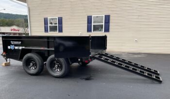 2023 BWISE/BRI-MAR 6×10-9,990 GVW DUMP TRAILER COMBO GATE, RAMPS & D-RINGS (DT610LP-LE-10) full