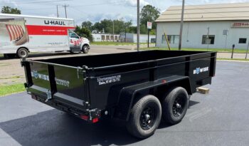 2023 BWISE/BRI-MAR 6×12-9,990 GVW DUMP TRAILER COMBO GATE, RAMPS & D-RINGS (DT612LP-LE-10) full