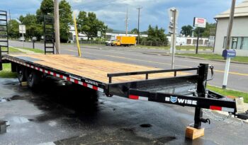 2024 BWISE/BRI-MAR 102″ x 24′ DECK OVER EQUIPMENT TRAILER-14,000 GVW, 16″ REAR WHEELS, ELECTRIC BRAKES & ADJUSTABLE RAMPS (EH824-14) full