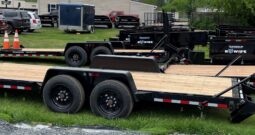 2023 BWISE/BRI-MAR 82″ x 20′ EQUIPMENT TRAILER-16,000 GVW ELECTRIC BRAKES AND ADJUSTABLE RAMPS (EH20-16)