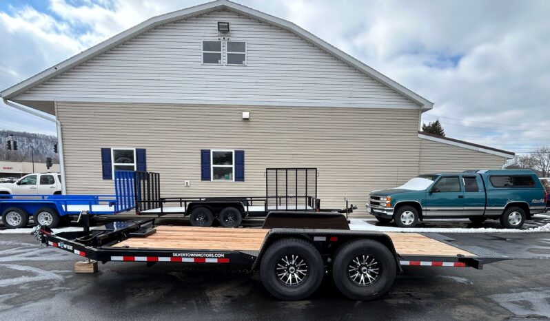2026 BWISE 7×18 14K TILT TRAILER, HYDRAULIC, ALUMINUM WHEELS, G-RATED TIRES (HT18-14) full