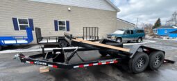 2026 BWISE 7×18 14K TILT TRAILER, HYDRAULIC, ALUMINUM WHEELS, G-RATED TIRES (HT18-14) full