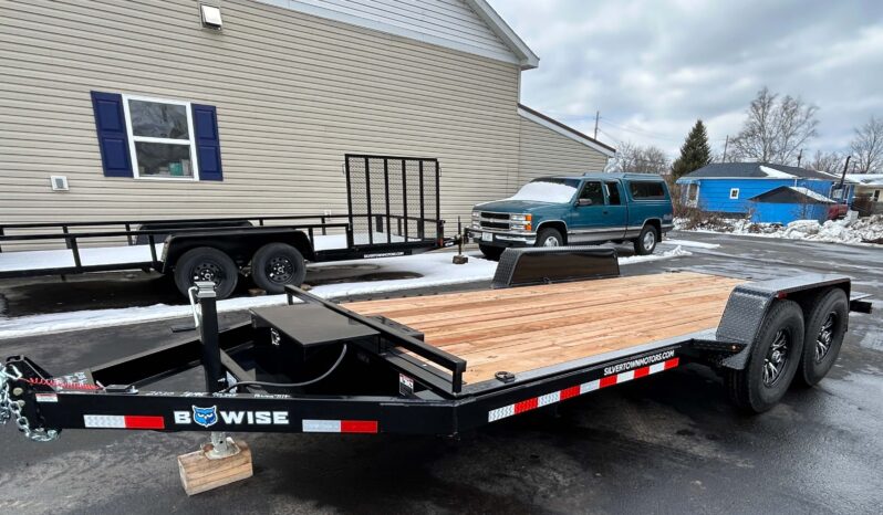 2026 BWISE 7×18 14K TILT TRAILER, HYDRAULIC, ALUMINUM WHEELS, G-RATED TIRES (HT18-14) full
