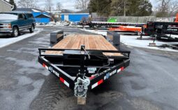2026 BWISE 7×18 14K TILT TRAILER, HYDRAULIC, ALUMINUM WHEELS, G-RATED TIRES (HT18-14) full