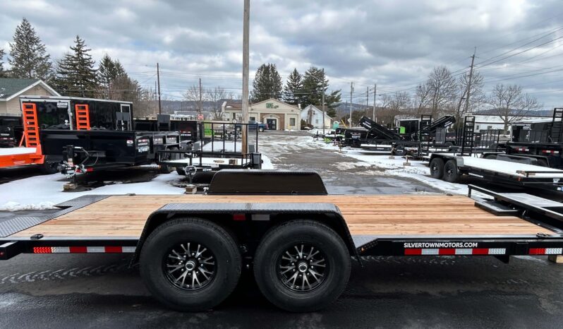 2026 BWISE 7×18 14K TILT TRAILER, HYDRAULIC, ALUMINUM WHEELS, G-RATED TIRES (HT18-14) full