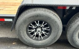 2026 BWISE 7×18 14K TILT TRAILER, HYDRAULIC, ALUMINUM WHEELS, G-RATED TIRES (HT18-14) full