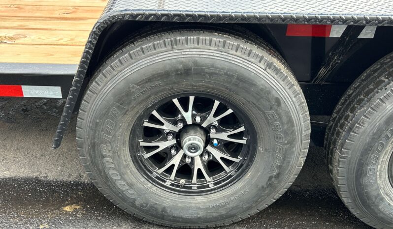 2026 BWISE 7×18 14K TILT TRAILER, HYDRAULIC, ALUMINUM WHEELS, G-RATED TIRES (HT18-14) full