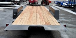 2026 BWISE 7×18 14K TILT TRAILER, HYDRAULIC, ALUMINUM WHEELS, G-RATED TIRES (HT18-14) full