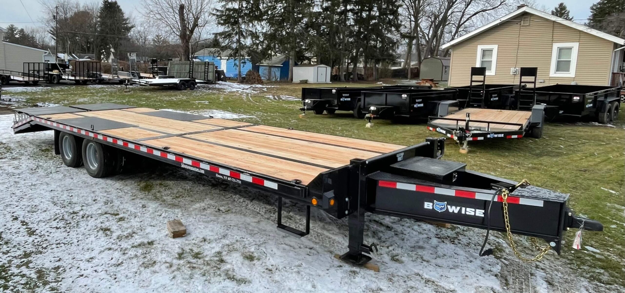 8.5x28 Foot Equipment Trailer-25,000 Gvw