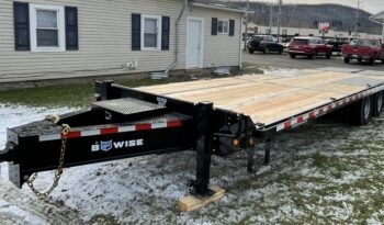 2023 BWISE/BRI-MAR 8.5×28-25,000 GVW EQUIPMENT TRAILER, DUAL REAR WHEELS & ELECTRIC BRAKES (EDB28-25) full
