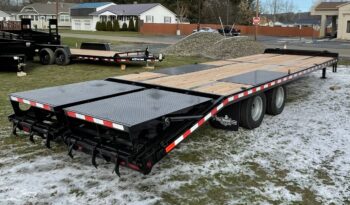 2023 BWISE/BRI-MAR 8.5×28-25,000 GVW EQUIPMENT TRAILER, DUAL REAR WHEELS & ELECTRIC BRAKES (EDB28-25) full