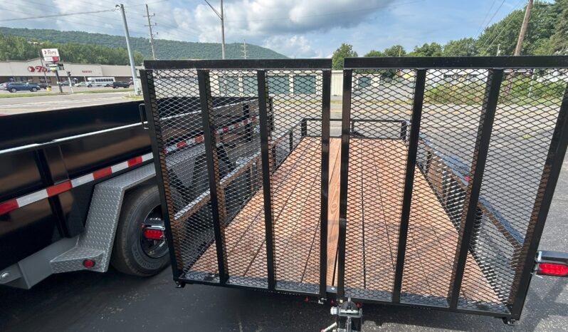 2025 BWISE/BRI-MAR 6’×14′ UTILITY LANDSCAPING TRAILER-2,990 GVW WITH SPLIT REAR GATE (UT-614) full