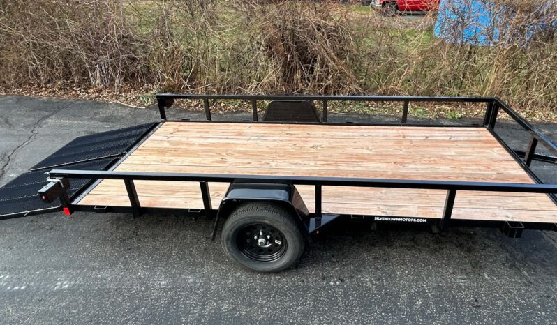 2026 BWISE/BRI-MAR 6’×14′ UTILITY LANDSCAPING TRAILER-2,990 GVW WITH SPLIT REAR GATE (UT-614) full