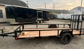 2025 BWISE/BRI-MAR 6’×14′ UTILITY LANDSCAPING TRAILER-2,990 GVW WITH SPLIT REAR GATE (UT-614) full