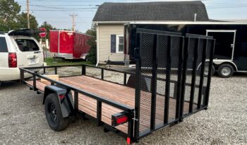 2025 BWISE/BRI-MAR 6’×14′ UTILITY LANDSCAPING TRAILER-2,990 GVW WITH SPLIT REAR GATE (UT-614) full