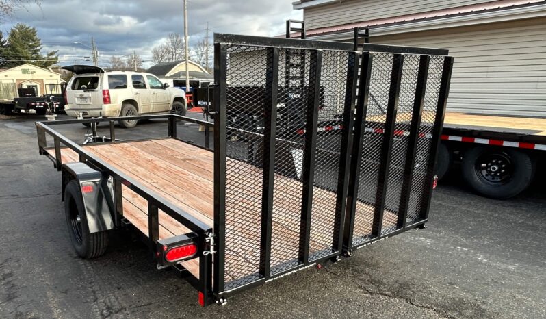 2026 BWISE/BRI-MAR 6’×14′ UTILITY LANDSCAPING TRAILER-2,990 GVW WITH SPLIT REAR GATE (UT-614) full
