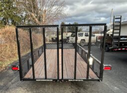 2026 BWISE/BRI-MAR 6’×14′ UTILITY LANDSCAPING TRAILER-2,990 GVW WITH SPLIT REAR GATE (UT-614) full