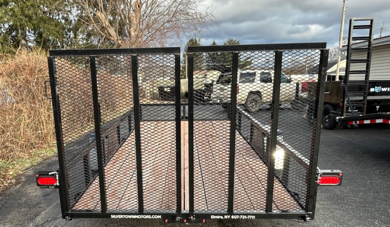 2026 BWISE/BRI-MAR 6’×14′ UTILITY LANDSCAPING TRAILER-2,990 GVW WITH SPLIT REAR GATE (UT-614) full