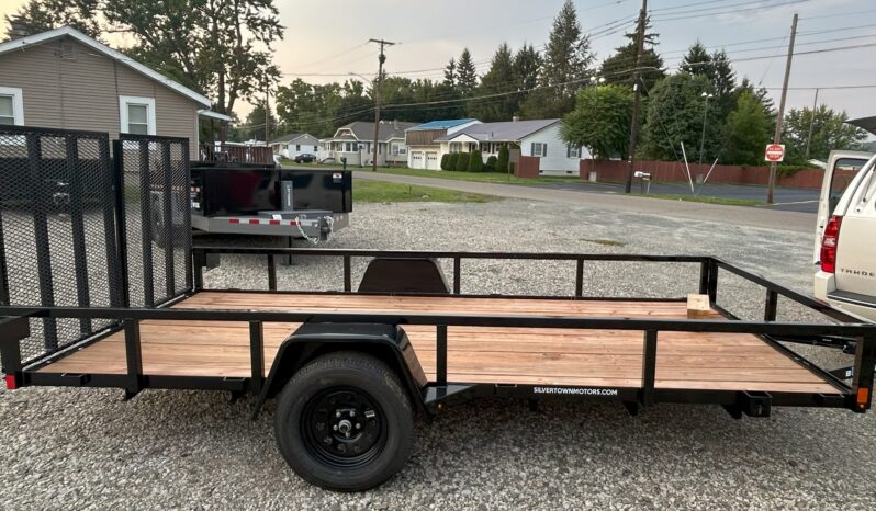 2025 BWISE/BRI-MAR 6’×14′ UTILITY LANDSCAPING TRAILER-2,990 GVW WITH SPLIT REAR GATE (UT-614) full