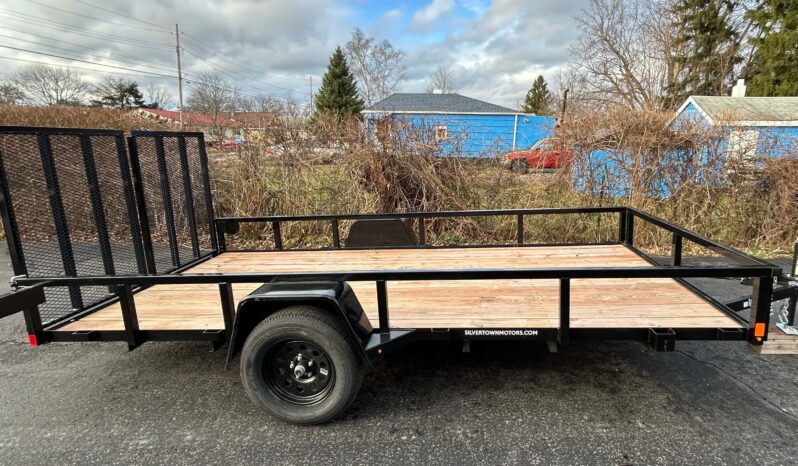 2026 BWISE/BRI-MAR 6’×14′ UTILITY LANDSCAPING TRAILER-2,990 GVW WITH SPLIT REAR GATE (UT-614) full