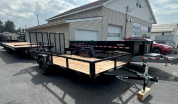 2025 BWISE/BRI-MAR 6’×14′ UTILITY LANDSCAPING TRAILER-2,990 GVW WITH SPLIT REAR GATE (UT-614) full