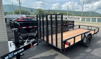 2025 BWISE/BRI-MAR 6’×14′ UTILITY LANDSCAPING TRAILER-2,990 GVW WITH SPLIT REAR GATE (UT-614) full