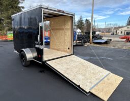 2026 HAULMARK PASSPORT DELUXE 6′ x 10′ ENCLOSED CARGO TRAILER-2,990 GVW V-NOSE, REAR RAMP DOOR(PP610S2-D)
