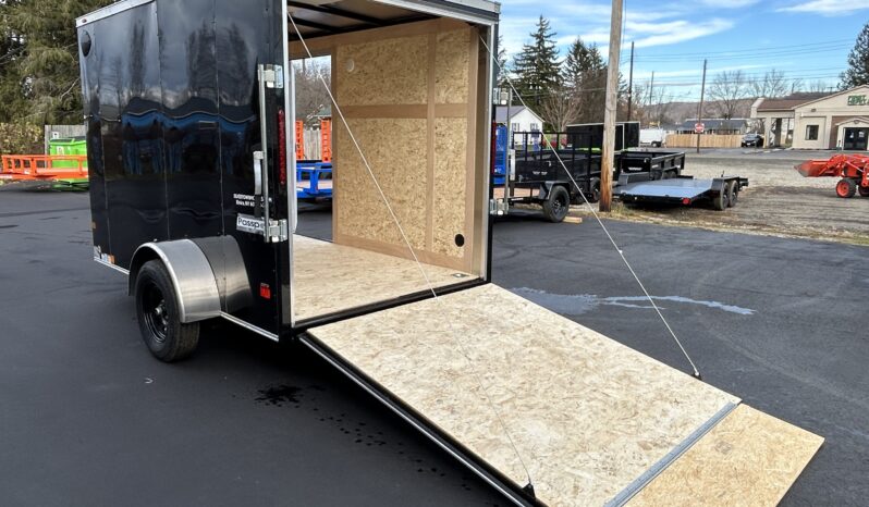 2026 HAULMARK PASSPORT DELUXE 6′ x 10′ ENCLOSED CARGO TRAILER-2,990 GVW V-NOSE, REAR RAMP DOOR(PP610S2-D) full