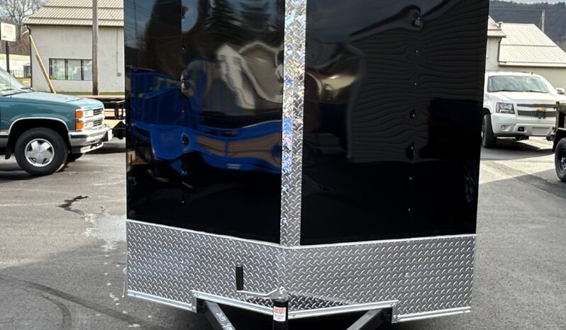 2026 HAULMARK PASSPORT DELUXE 6′ x 10′ ENCLOSED CARGO TRAILER-2,990 GVW V-NOSE, REAR RAMP DOOR(PP610S2-D) full