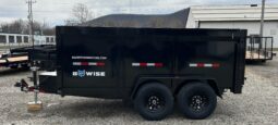 2026 BWISE/BRI-MAR 81.5″ x 12′ DUMP TRAILER-12,000 GVW, 44″ HIGH SIDED BARN DOORS, RAMPS & D-RINGS (DT712LP-LE-12-H)