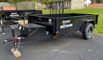 2025 BWISE/BRI-MAR 60″ x 10′ DUMP TRAILER-5,000 GVW LANDSCAPE/RAMP GATE (DTR510LP-5) full