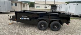 2026 BWISE / BRI-MAR 72″ x 12′ DUMP TRAILER-9,990 GVW COMBO GATE, RAMPS & D-RINGS (DT612LP-LE-10)