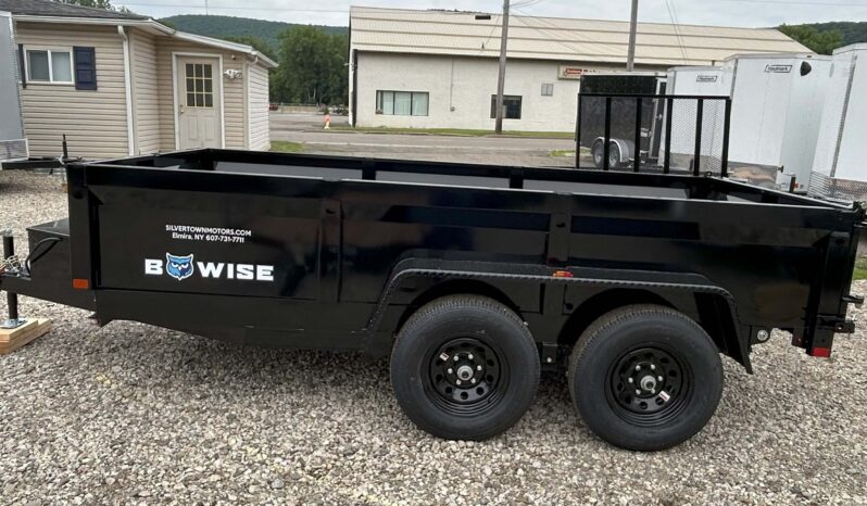 2026 BWISE / BRI-MAR 6×12 DUMP TRAILER-9,990 GVW COMBO GATE, RAMPS & D-RINGS (DT612LP-LE-10) full