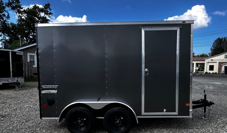 New Haulmark 7x12-7k GVW Enclosed Cargo trailer w/Ramp Door Right Side View