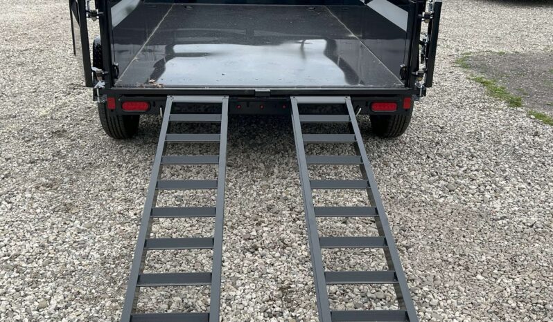 2026 BWISE / BRI-MAR 6×12 DUMP TRAILER-9,990 GVW COMBO GATE, RAMPS & D-RINGS (DT612LP-LE-10) full