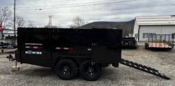 2026 BWISE / BRI-MAR 7×12 DUMP TRAILER-12,000 GVW, 44″ HIGH SIDED BARN DOORS, RAMPS & D-RINGS (DT712LP-LE-12-H) full