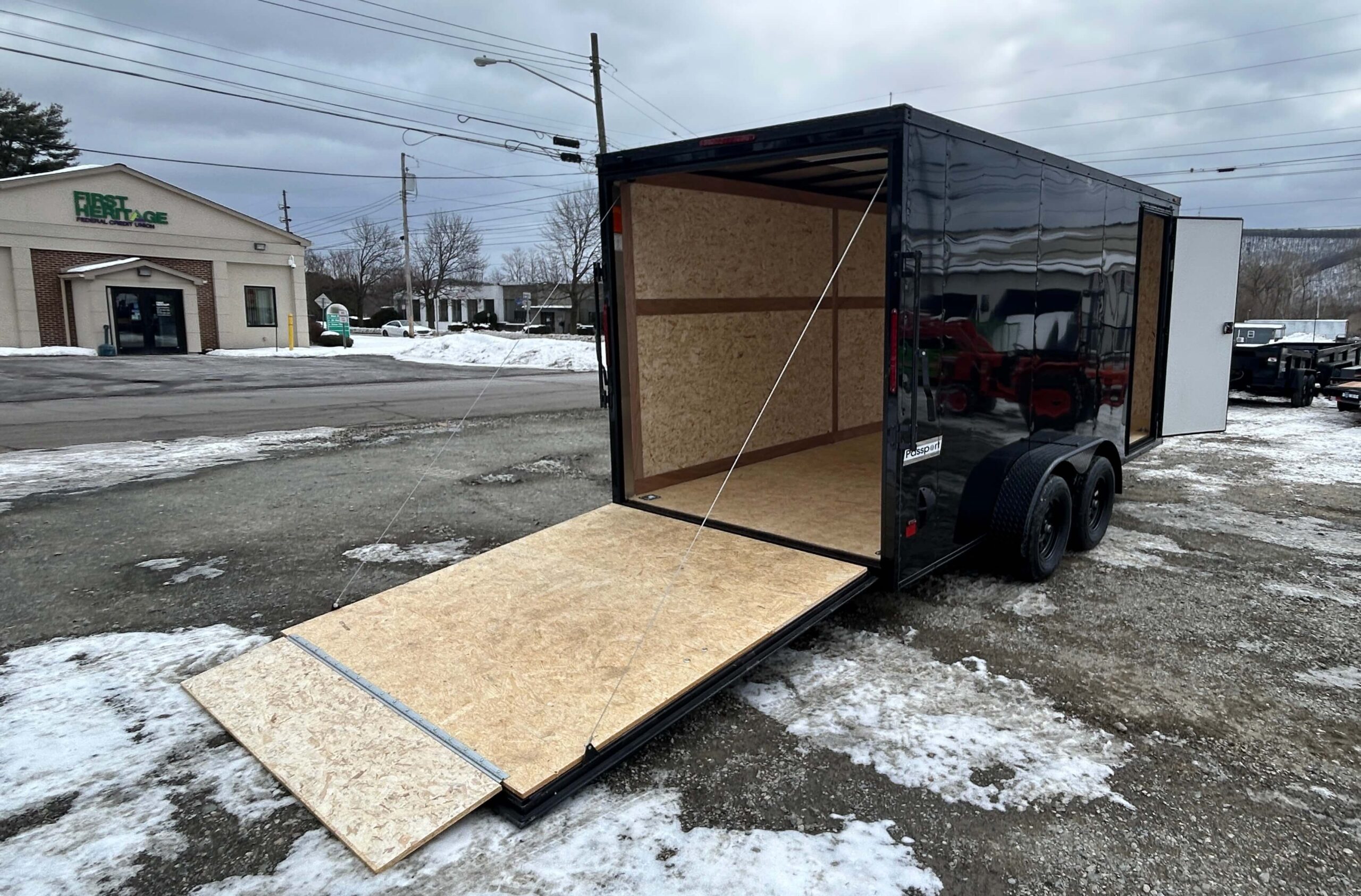 HAULMARK 7x16 Phantom Pkg Enclosed Trailer-7' Int, Ramp Door HAULMARK 7x16 Phantom Pkg Enclosed Trailer-7' Int, Ramp Door