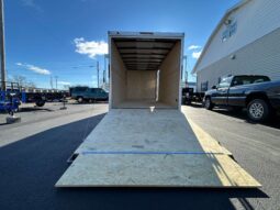 2026 HAULMARK PASSPORT DELUXE 7×16 ENCLOSED TRAILER-7k GVW-WHITE, 7′ INT, V-NOSE, ELECTRIC BRAKES AND RAMP DOOR (PP716T2-D) full