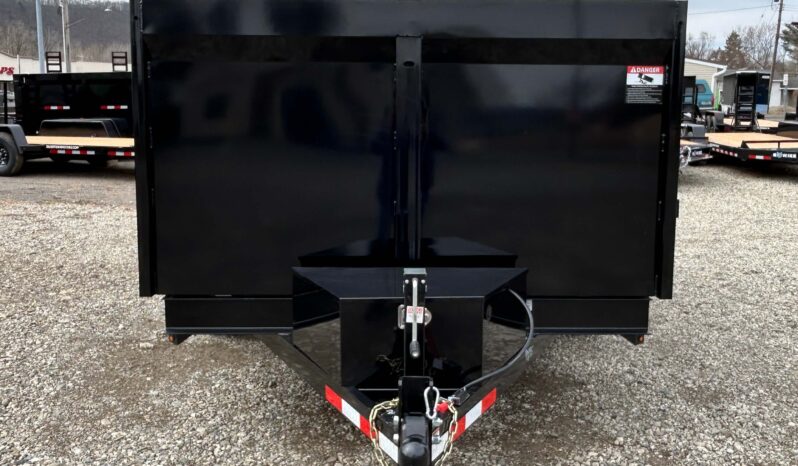 2026 BWISE / BRI-MAR 7×12 DUMP TRAILER-12,000 GVW, 44″ HIGH SIDED BARN DOORS, RAMPS & D-RINGS (DT712LP-LE-12-H) full