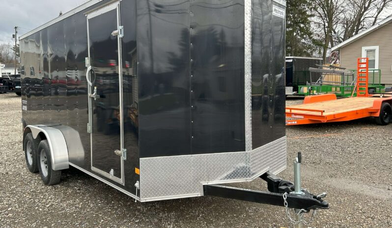 2026 HAULMARK PASSPORT DELUXE 7×16 ENCLOSED CARGO TRAILER-7k GVW, 6’6″ INTERIOR, V-NOSE, ELECTRIC BRAKES AND REAR RAMP DOOR(PP716T2-D) full