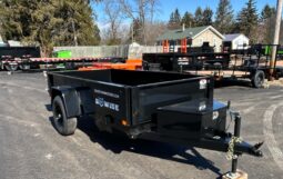 2026 BWISE / BRI-MAR 60″ x 10′ DUMP TRAILER-5,000 GVW STANDARD GATE (DTR510LP-5)